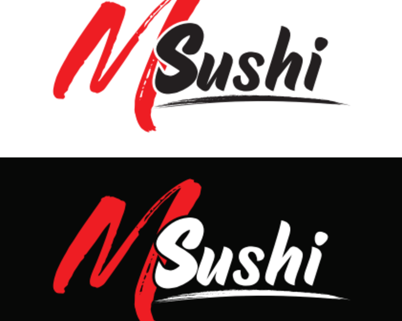 M SUSHI logo